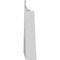 Ekena Millwork Acorn Architectural Grade PVC Pediment, 66"W x 16-1/2"H x 2-3/4"P (Pitch 6/12) PEDPS066X165ACR00 - alternate 6